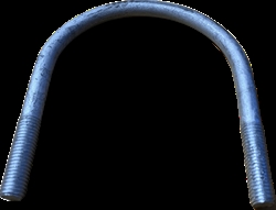 U-bøyle 3" 10 mm varmgalv. H:114 mm